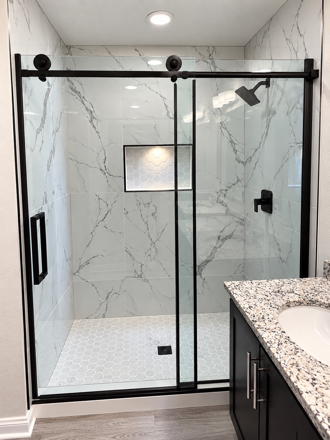 Bathroom shower remodel