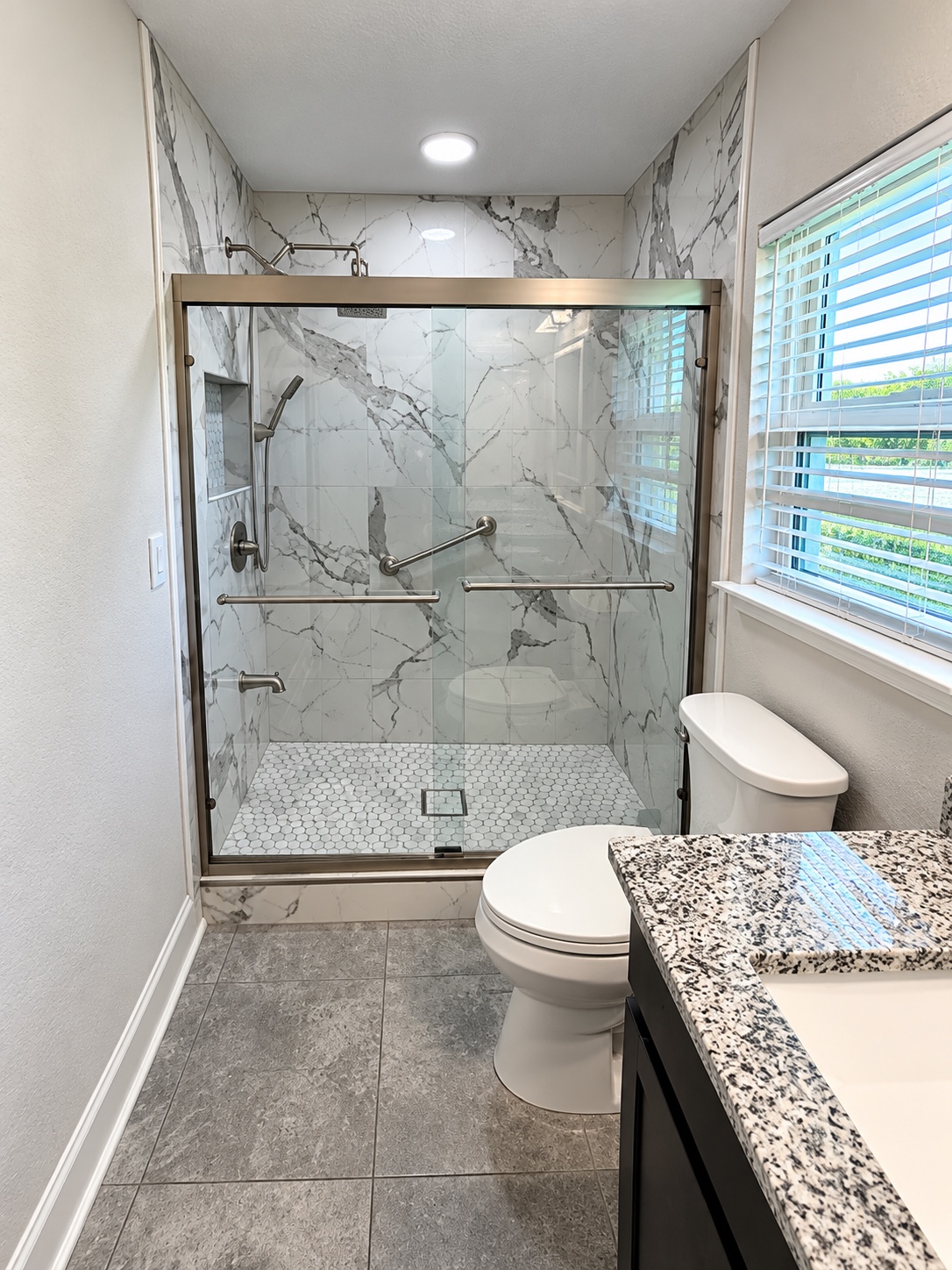 Tile shower renovation
